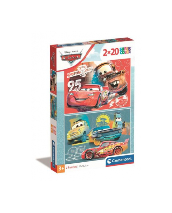 Clementoni Puzzle 2x20el Cars Auta 24808