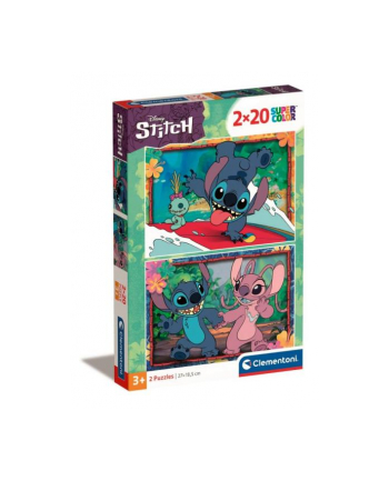 Clementoni Puzzle 2x20el SuperColor Stitch 24809