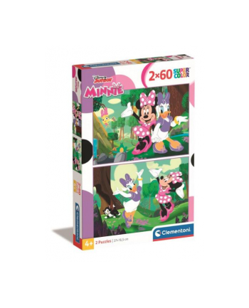 Clementoni Puzzle 2x60el SuperColor Minnie Mouse 24815