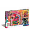 Clementoni Puzzle 3x48el SuperColor square Trolls 3 25292 - nr 1