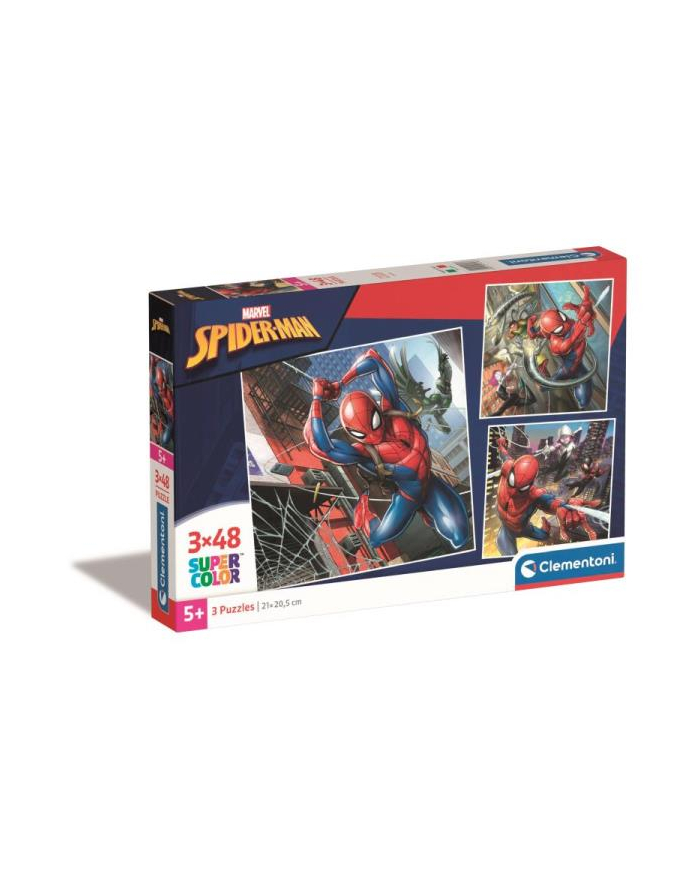 Clementoni Puzzle 3x48el square Marvel Spiderman 25316 główny