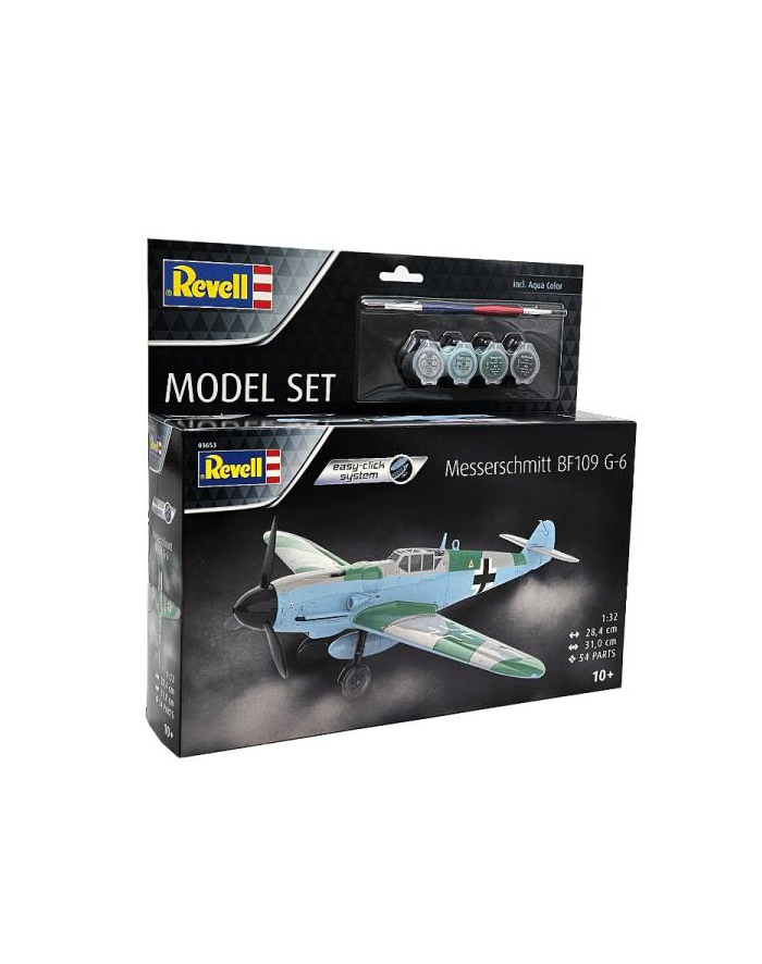 cobi Revell 63653 Model Easy-Click-System 1:32 Messerschmitt Bf109 G-6 główny