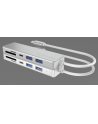 icybox HUB USB 3.0 typu C z 3 portami USB i czytnikiem  kart pamięci IB-HUB1413-CR - nr 4