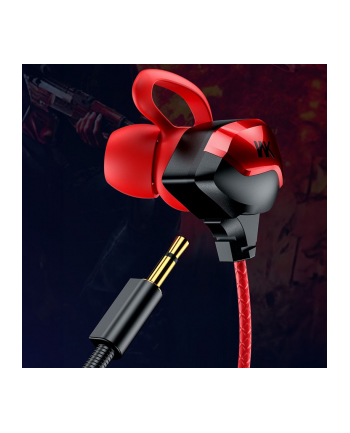 wekome Słuchawki przewodowe gamingowe ET-Y30 ET Series - jack 3.5mm Czerwone