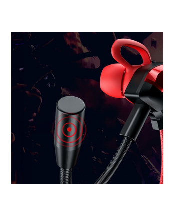 wekome Słuchawki przewodowe gamingowe ET-Y30 ET Series - jack 3.5mm Czerwone