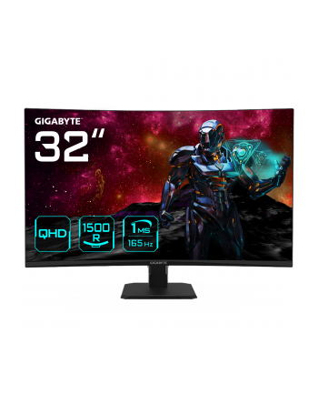 gigabyte Monitor gamingowy 32 cale GS32QC 1ms/12MLN:1/FULLHD/HDMI