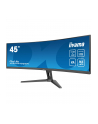 iiyama Monitor 44.5 cala XCB4594DQSN-B1 VA,DQHD,165HZ,USB-C-DOCK,RJ45,32:9,1500R,450cd/m2,3000:1,0.8ms,3xUSB,2xHDMI,1xDP,2x3W,PowerDelivery-90W - nr 85