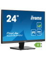 iiyama Monitor 24 cale XU2463HSU-B1 IPS,100HZ,ECO,3ms,SLIM,HDMI,DP,2x USB3.2 ,TCO,EPEAT - nr 109