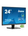 iiyama Monitor 24 cale XU2463HSU-B1 IPS,100HZ,ECO,3ms,SLIM,HDMI,DP,2x USB3.2 ,TCO,EPEAT - nr 68