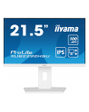 iiyama Monitor 21.5 cala ProLite XUB2292HSU-W6 IPS,100Hz,FreeSync,PIVOT,0.4ms,HDMI,  DP,4xUSB(3.2),2x2W,HAS(150mm), Biały - nr 57