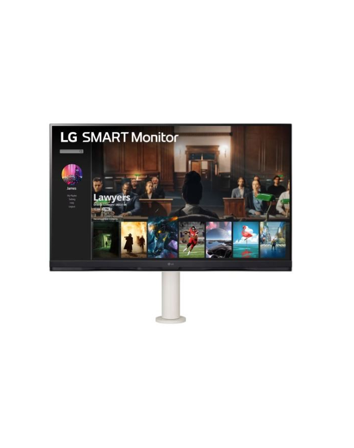 lg electronics Monitor 32SQ780S-W 32 cale Smart 4K UHD webOS Ergo główny