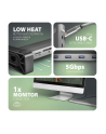 axagon HMC-10HLS Wieloportowy hub USB 5Gbps 4x USB-A, HDMI 4K/60Hz, RJ-45, SD/microSD, PD 100W, 25cm USB-C kabel - nr 26