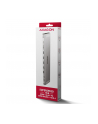axagon HMC-10HLS Wieloportowy hub USB 5Gbps 4x USB-A, HDMI 4K/60Hz, RJ-45, SD/microSD, PD 100W, 25cm USB-C kabel - nr 31