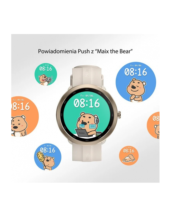 maimo Smartwatch GPS Watch R WT2001 System Android iOS Złoty główny