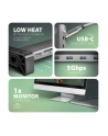 axagon HMC-10HLS Wieloportowy hub USB 5Gbps 4x USB-A, HDMI 4K/60Hz, RJ-45, SD/microSD, PD 100W, 25cm USB-C kabel - nr 22