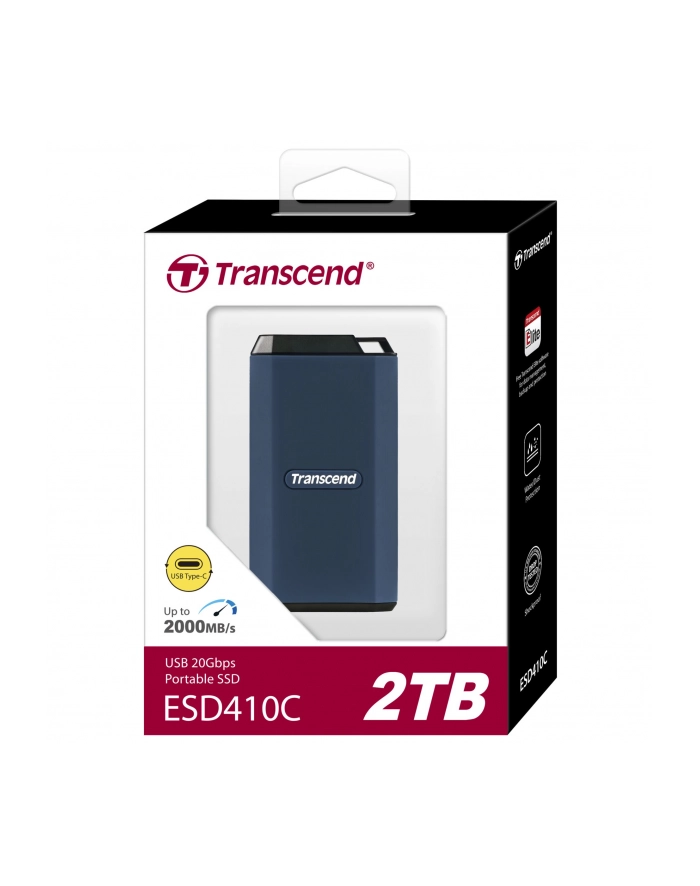 TRANSCEND ESD410C 2TB External SSD USB 20Gbps Type C główny
