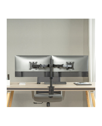 LOGILINK BP0172 Dual monitor mount 17-32inch arm length each 376 mm aluminu nr 1