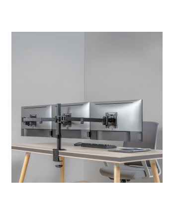LOGILINK BP0173 Triple monitor mount 17-27inch arm length each 658 mm aluminum
