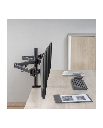 LOGILINK BP0173 Triple monitor mount 17-27inch arm length each 658 mm aluminum