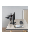 LOGILINK BP0174 Triple monitor mount 17-27inch arm length each 658 mm with smartphone holder aluminum - nr 8