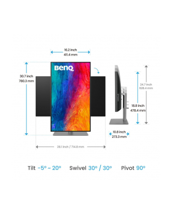 BENQ PD3225U 32inch UHD IPS 60Hz 5ms Thunderbolt 3 USB-C 90W DP HDMI