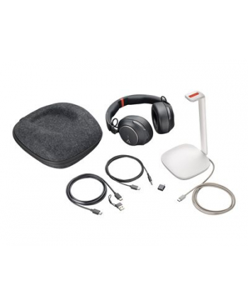 hp inc. HP Poly Voyager Surround 85 UC Microsoft Teams Certified USB-C Headset +USB-C/A Adapter +Charging Stand nr 2