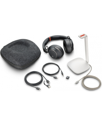 hp inc. HP Poly Voyager Surround 85 UC USB-C Headset +USB-C/A Adapter +Charging Stand