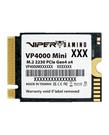 PATRIOT MEMORY Viper VP4000 Mini 2TB M.2 2230 PCIe Gen4 x4