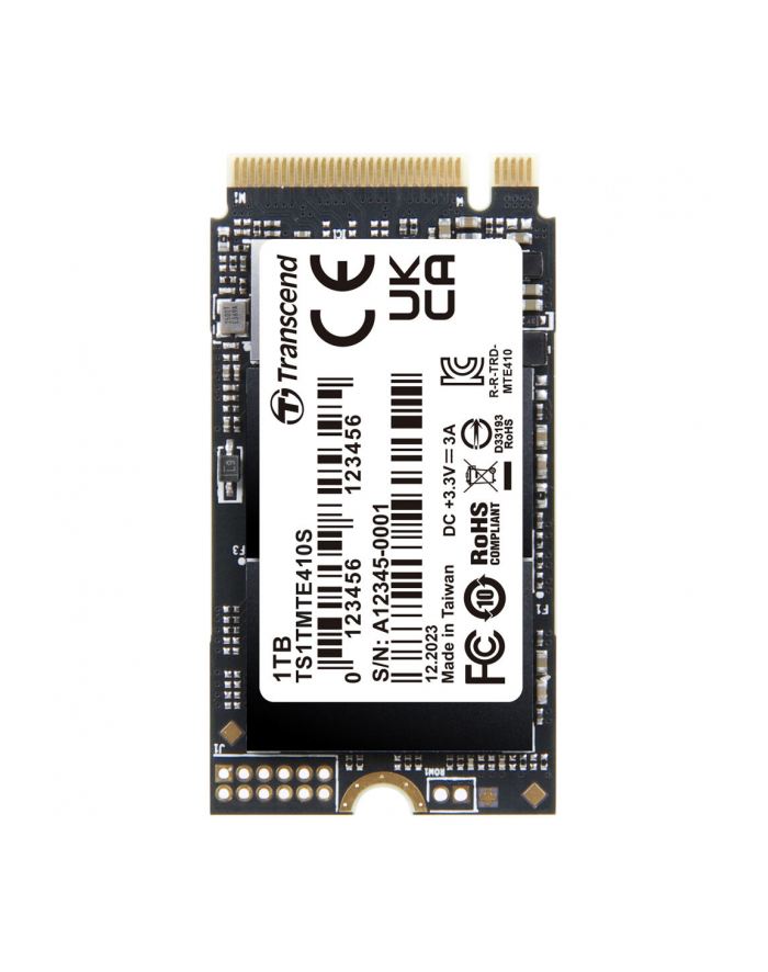 TRANSCEND 1TB M.2 2242 PCIe Gen4x4 NVMe 3D TLC DRAM-less główny
