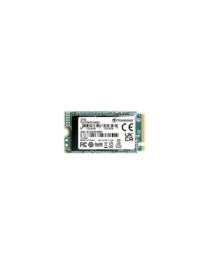 TRANSCEND 2TB M.2 2242 PCIe Gen3x4 NVMe 3D TLC DRAM-less główny
