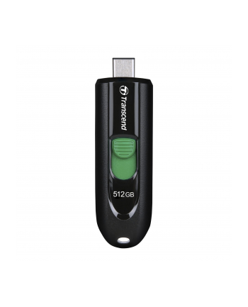 TRANSCEND 512GB USB3.2 Pen Drive Type-C Capless Black