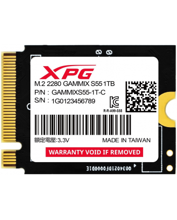 adata Dysk SSD XPG GAMMIX S55 1TB PCIe 4x4 5/3.7MB/s M2230