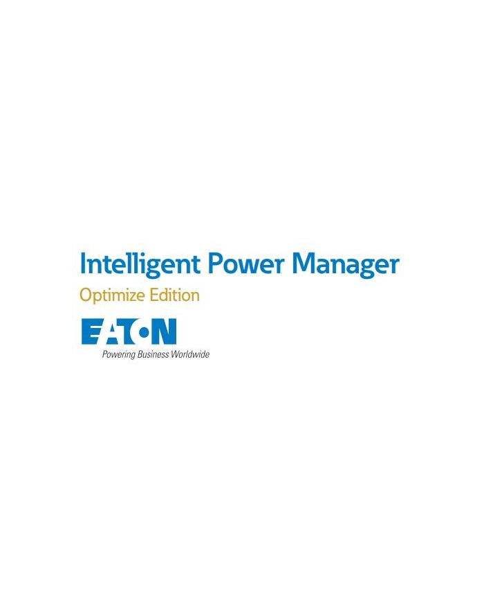 EATON IPM 1 year subscription for 10 power and IT nodes główny