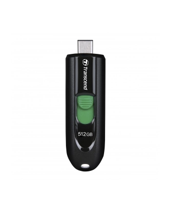 TRANSCEND 512GB USB3.2 Pen Drive Type-C Capless Black