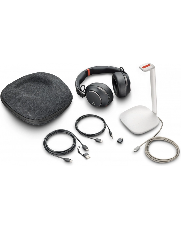 hp inc. HP Poly Voyager Surround 85 UC USB-C Headset +USB-C/A Adapter +Charging Stand główny