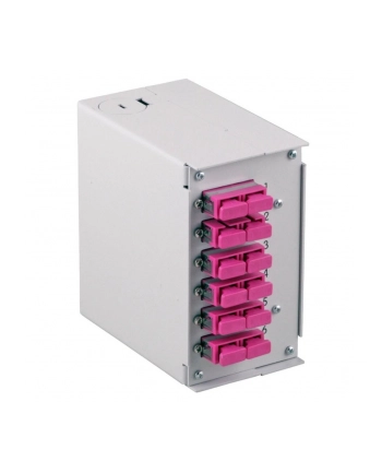 TECHLY Panel przedni do przełącznicy na 6 adapterów