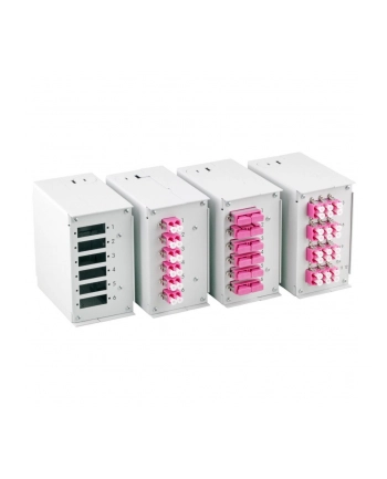 TECHLY Panel przedni do przełącznicy na 6 adapterów