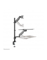 NEOMOUNTS desk mounted sit-stand workstation Screen Keyboard ' Mouse - nr 80
