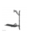 NEOMOUNTS wall mounted sit-stand workstation Screen Keyboard ' Mouse - nr 35