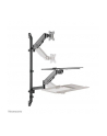NEOMOUNTS wall mounted sit-stand workstation Screen Keyboard ' Mouse - nr 37