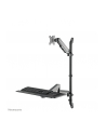 NEOMOUNTS wall mounted sit-stand workstation Screen Keyboard ' Mouse - nr 51