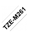 BROTHER TZeM261 tape Kolor: CZARNY on Kolor: BIAŁY surface 36mm - nr 6