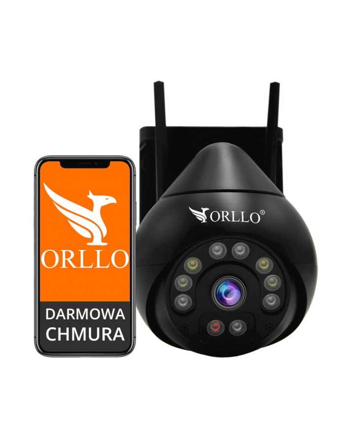 no name Kamera IP Orllo Z8 Pro WiFi Zewnętrzna obrotowa Night Color 4MP główny