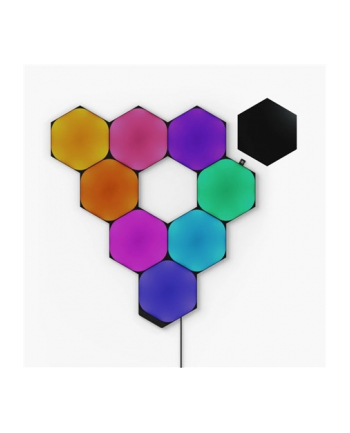 no name Zestaw startowy Nanoleaf Shapes Black Hexagons (9 paneli) Zestaw startowy Nanoleaf Shapes Black Hexagons (9 paneli) WiFi 42 W
