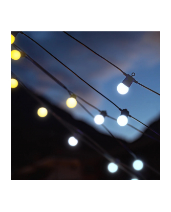 Twinkly Festoon Smart LED Lights 20 AWW (Złoto + Srebro) Żarówki G45, 10m