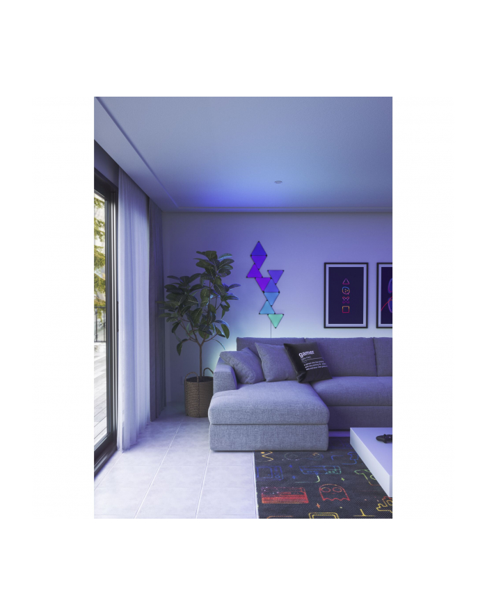 no name PANEL LED NANOLEAF KSZTAŁTY TRÓJKĄTY UB ZESTAW STARTOWY 9PK główny