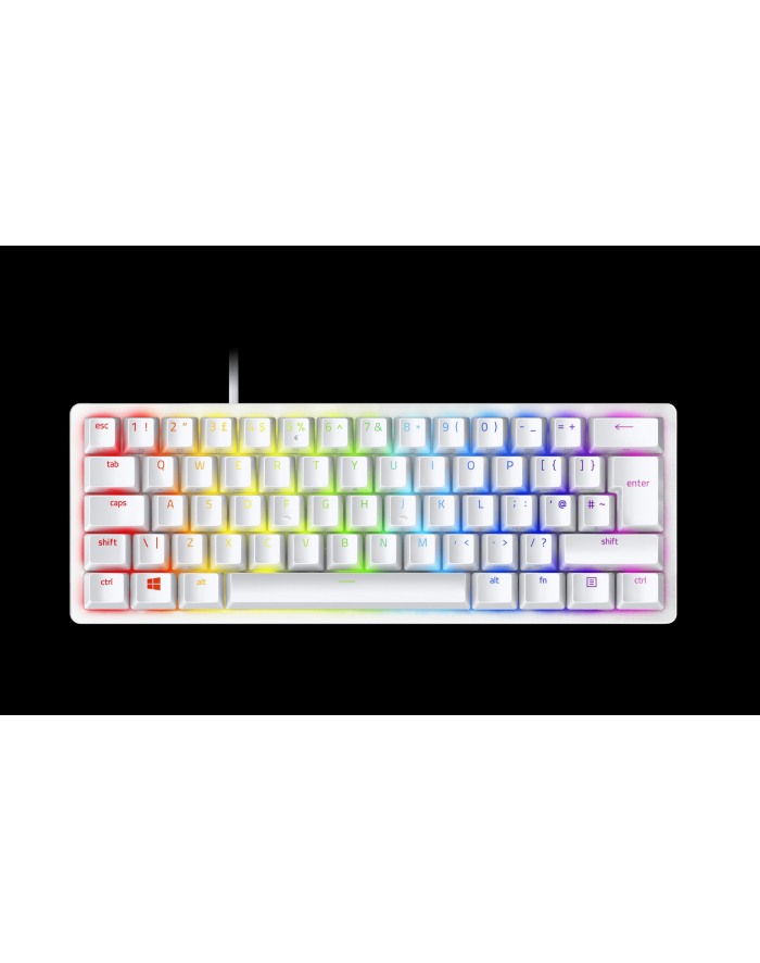 no name Razer Optyczna klawiatura do gier Huntsman Mini 60% światło LED RGB, RU, przewodowa, rtęć, czerwony przełącznik główny