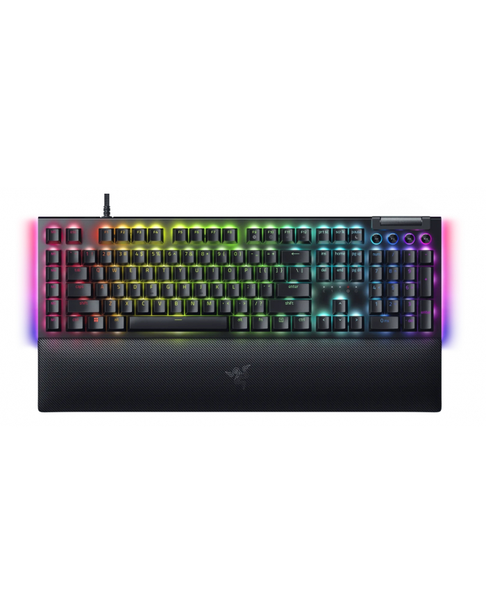 no name Mechaniczna klawiatura do gier Razer BlackWidow V4, żółty przełącznik, układ rosyjski, przewodowy, czarny Razer główny