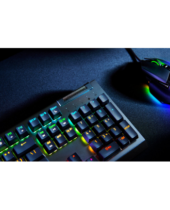 no name Mechaniczna klawiatura do gier Razer BlackWidow V4 X, zielony przełącznik, układ nordycki, przewodowy, czarny Razer nr 2