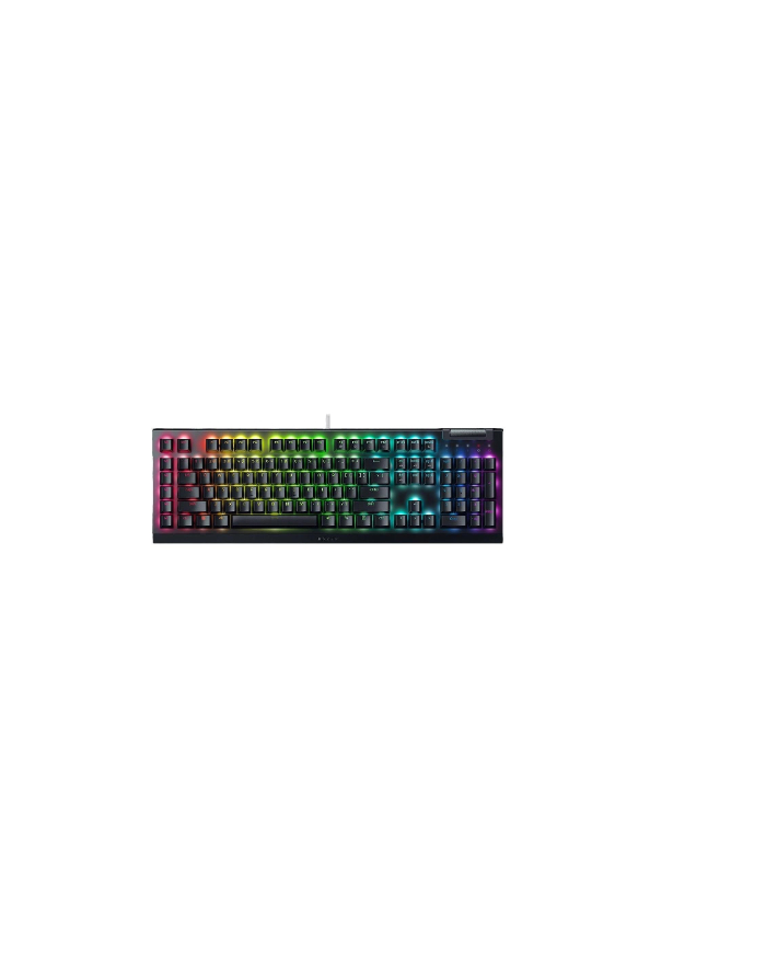 no name Mechaniczna klawiatura do gier Razer BlackWidow V4 X, żółty przełącznik, układ amerykański, przewodowy, czarny Razer główny